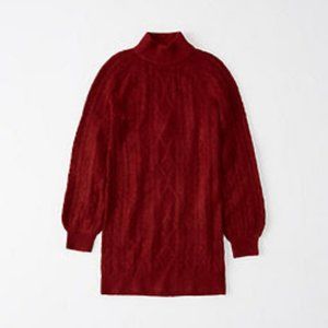 A&F Red Sweater Dress - S